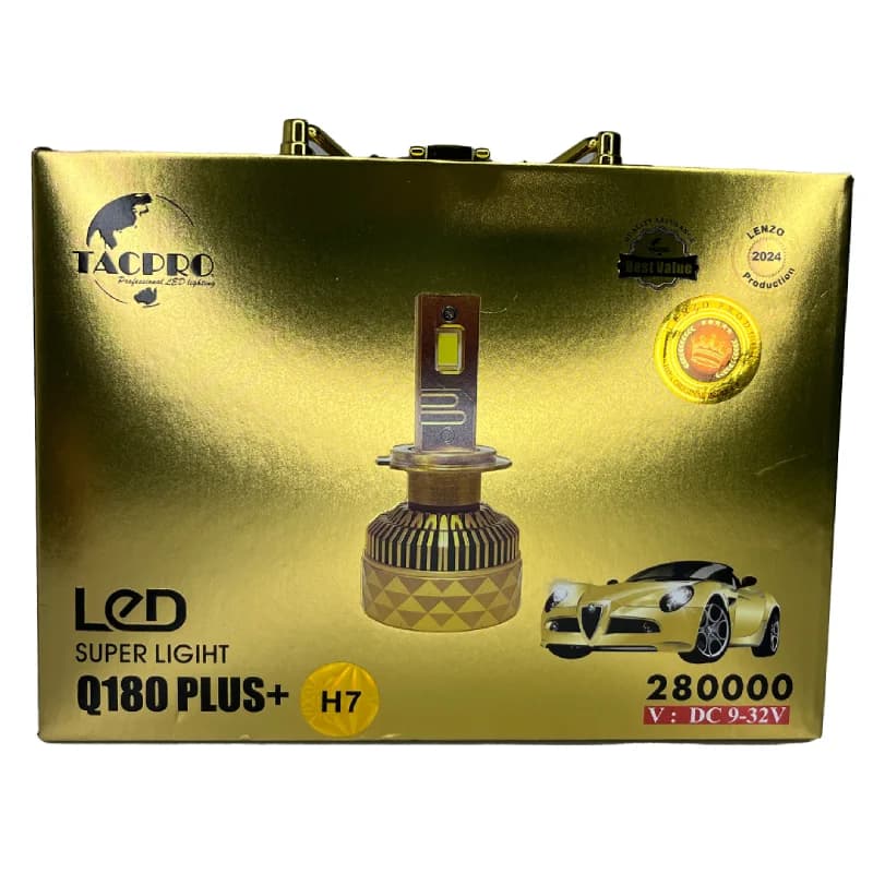 هدلایت LENZO مدل Q180 پایه H7 — تصویر ۲
