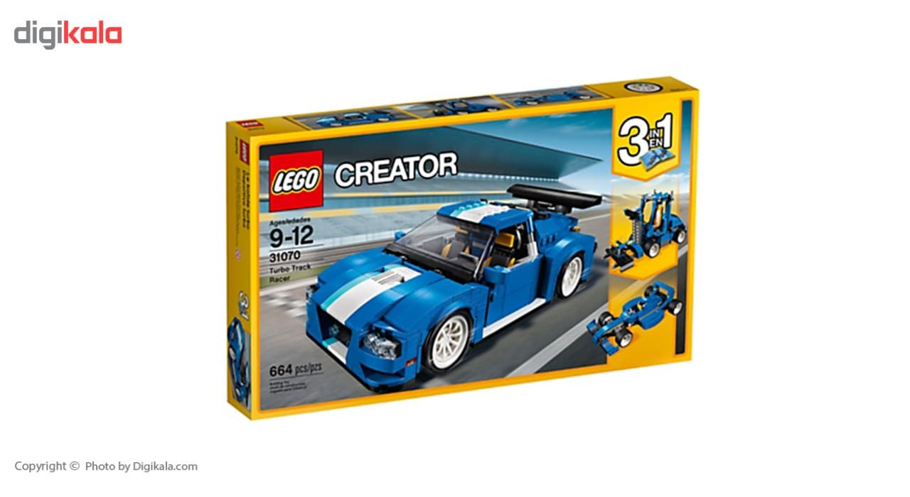 لگو سری Creator مدل 31070 Turbo Track Race — تصویر ۲