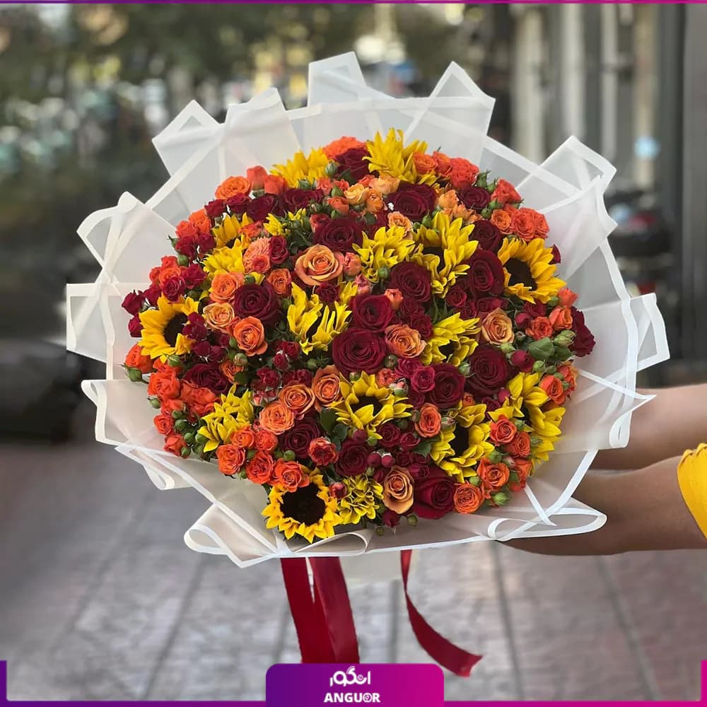 دسته گل پاییزی نغمه عشق