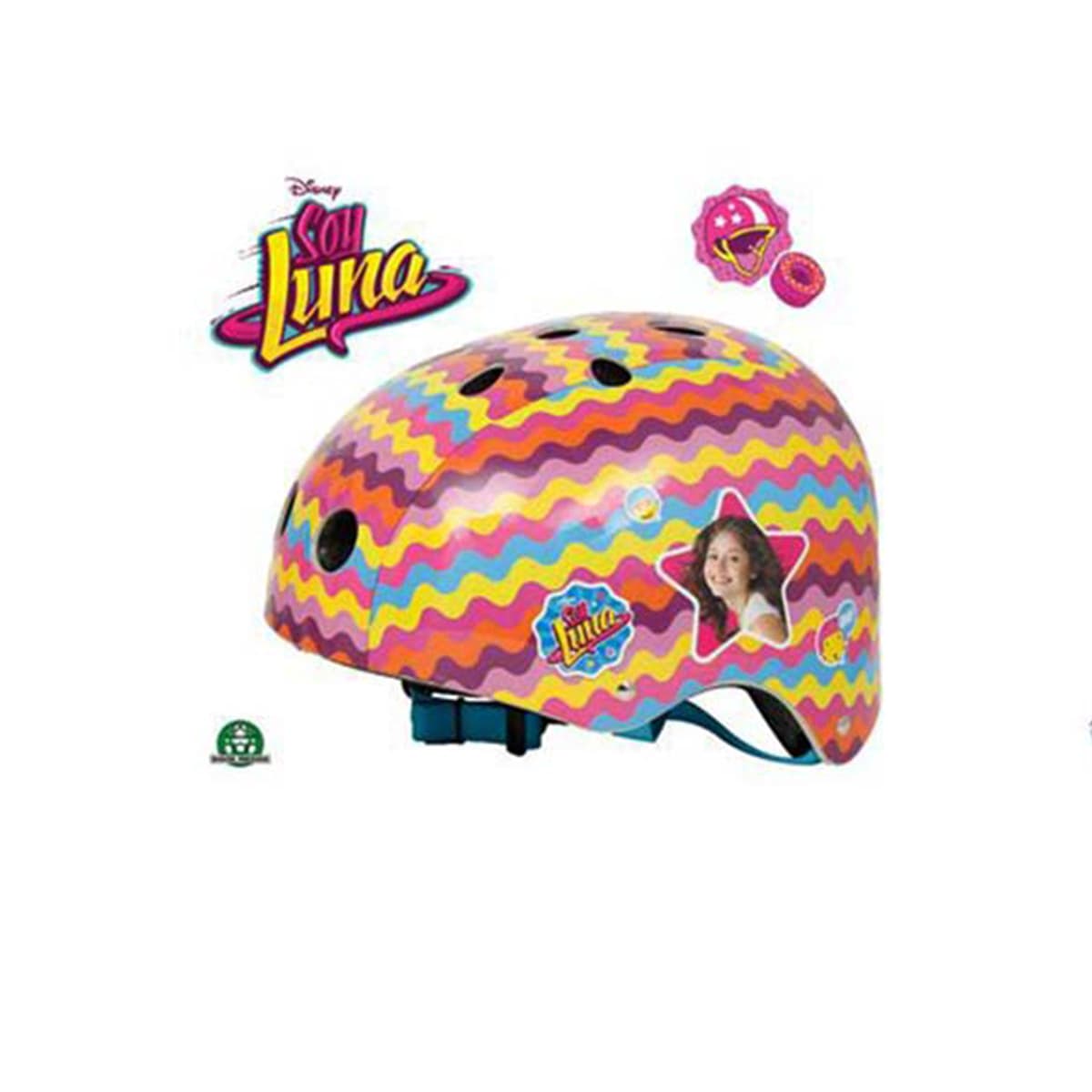 کلاه ایمنی دوچرخه مدل soy luna کد 60594 — تصویر ۲
