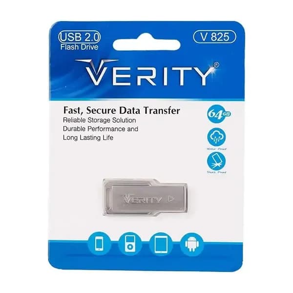 فلش V825 64GB USB 2.0 وریتی (Verity) — تصویر ۲
