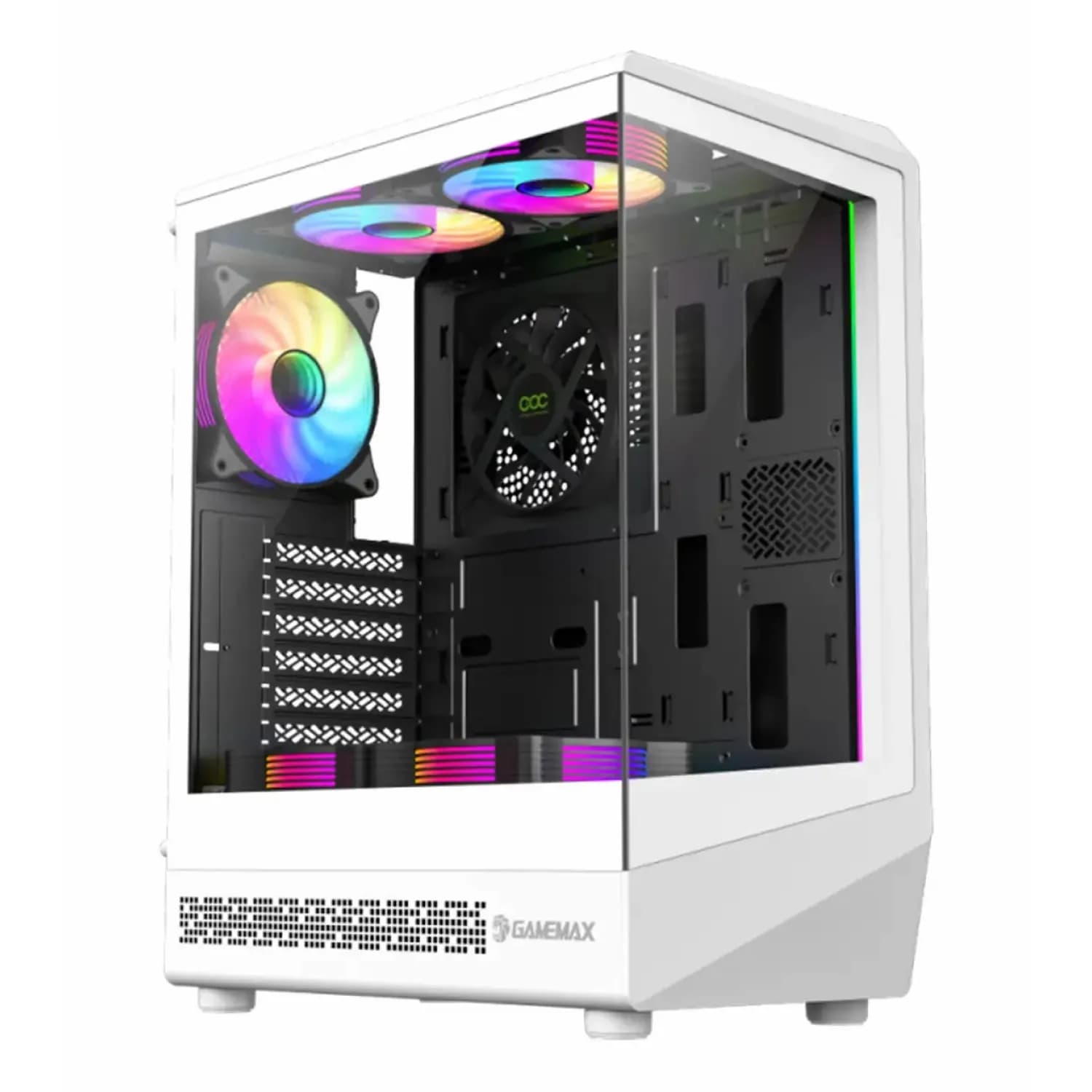 کیس کامپیوتر گیم مکس Vista COC ARGB Mid Tower سفید