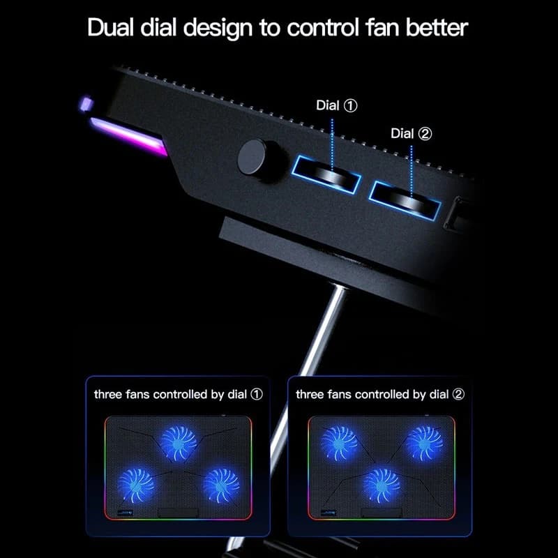 کول پد لپ تاپ Coolcold F5 — تصویر ۵