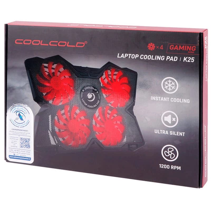 کول پد لپ تاپ Coolcold K25 — تصویر ۲