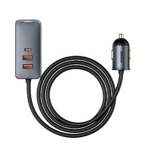 شارژر فندکی باسئوس مدل Share Together CCBX120C2 توان 120 وات — تصویر ۲