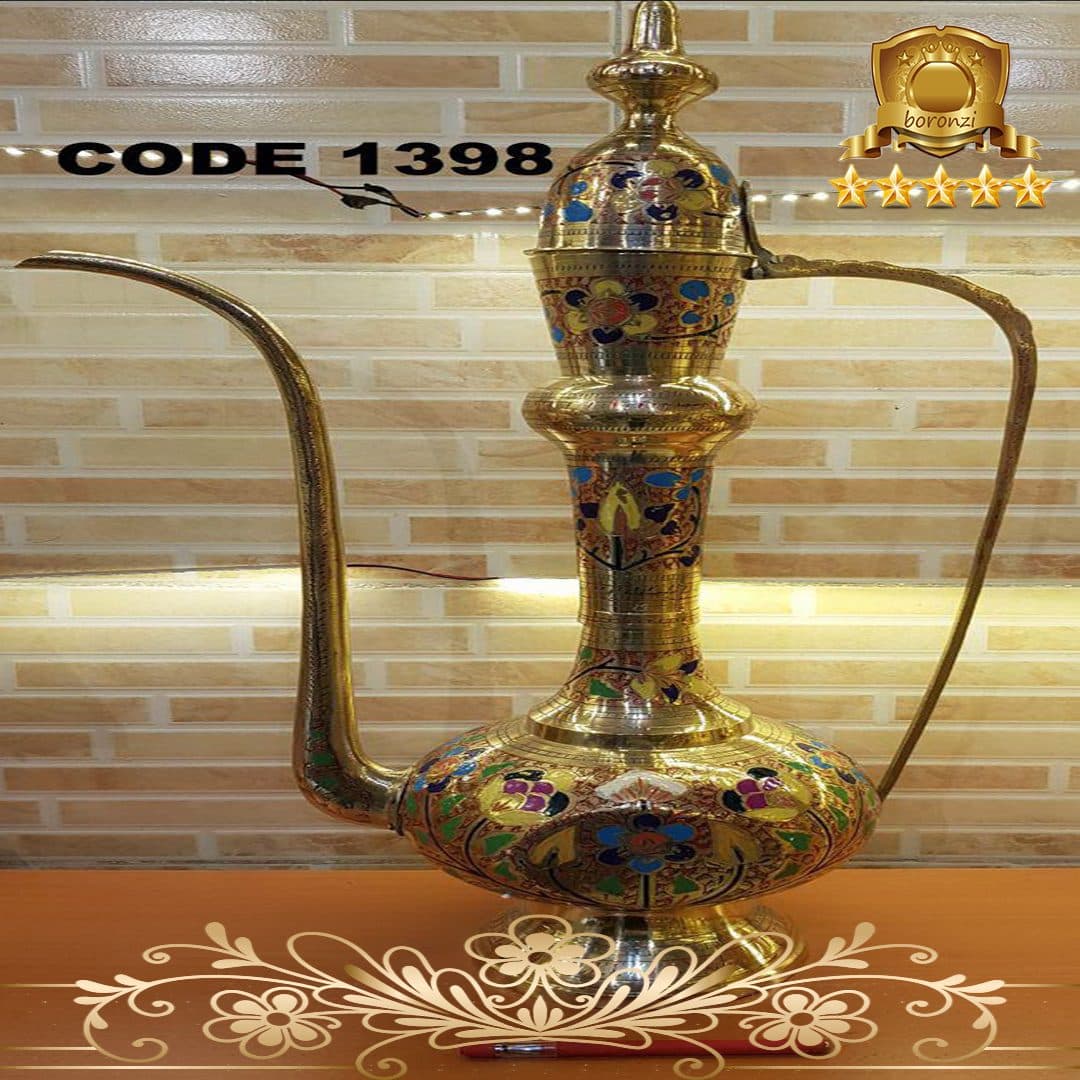 آفتابه برنجی سایز بزرگ کد ۱۳۹۸