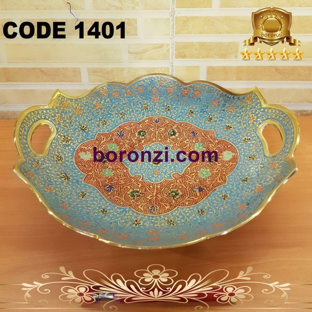 میوه خوری برنجی هندی مینا کاری کد ۱۴۰۱
