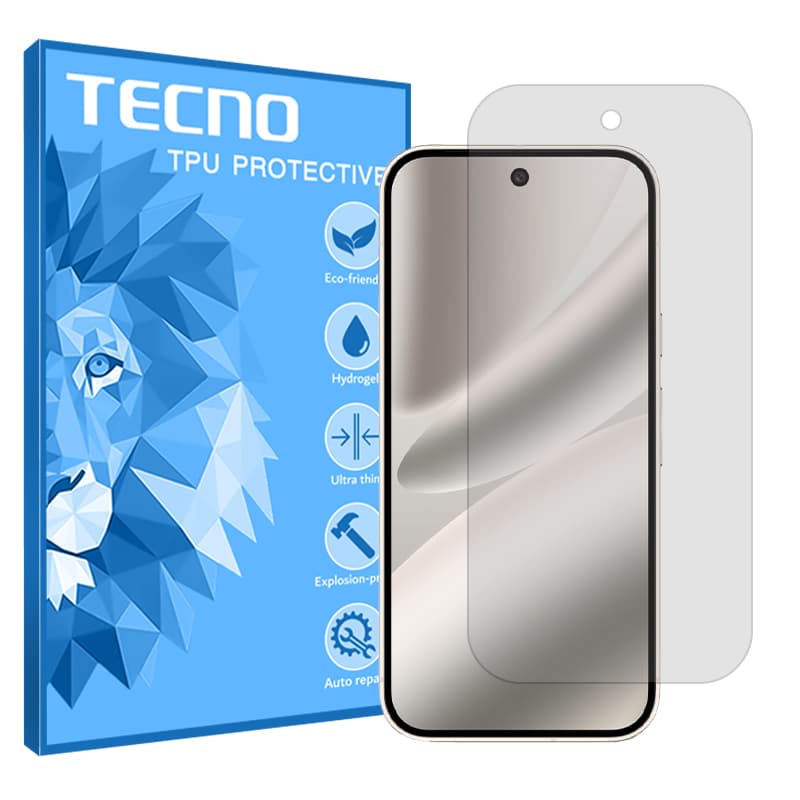 گلس گوگل Pixel 10 Pro مدل هیدروژلی شفاف برند تکنو