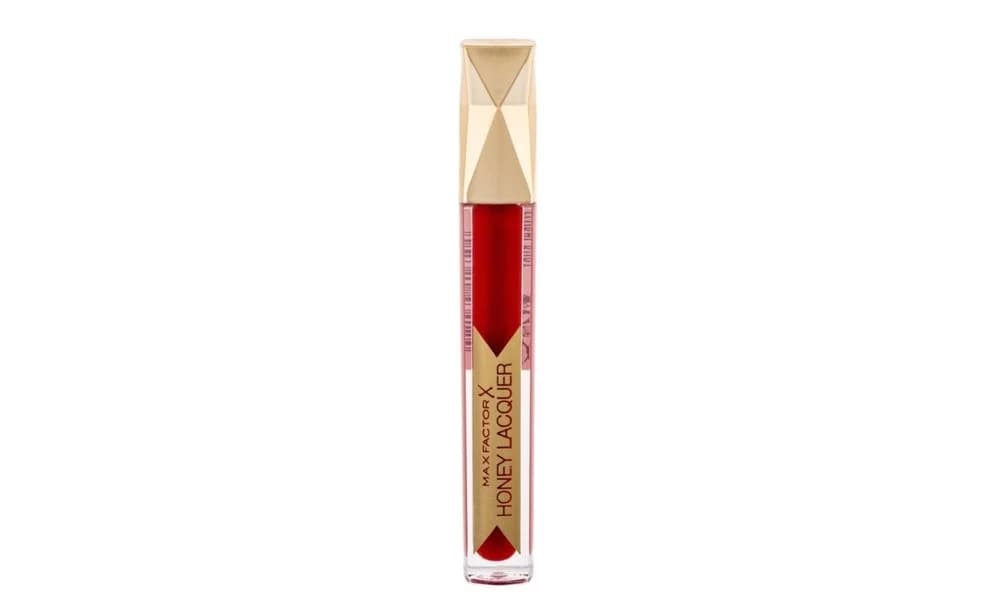 رژ لب مایع مکس فکتور سری Honey Lacquer رنگ Floral Ruby شماره 25 — تصویر ۴