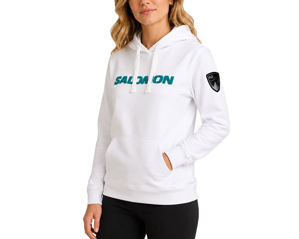 Salomon SLM25003CUTW WHITE Sweatshirts — تصویر ۲