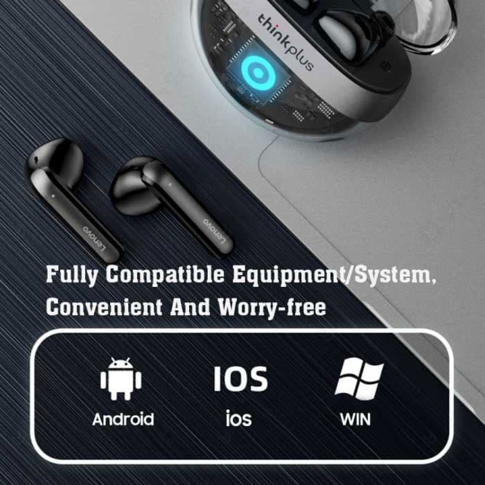 هندزفری بی‌سیم لنوو مدل Think Plus Live Pods T40 — تصویر ۵