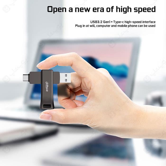 فلش مموری OTG داهوا مدل P629 USB3.2 Gen1 ظرفیت 32 گیگابایت — تصویر ۲