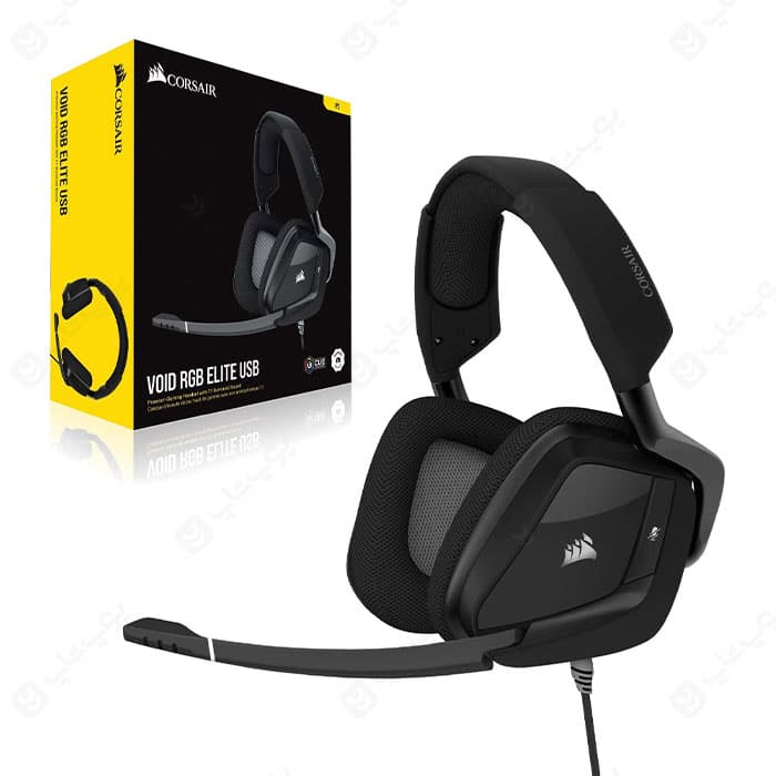 هدست سیمی گیمینگ کورسیر مدل Void RGB Elite با صدای 7.1 کانال — تصویر ۶