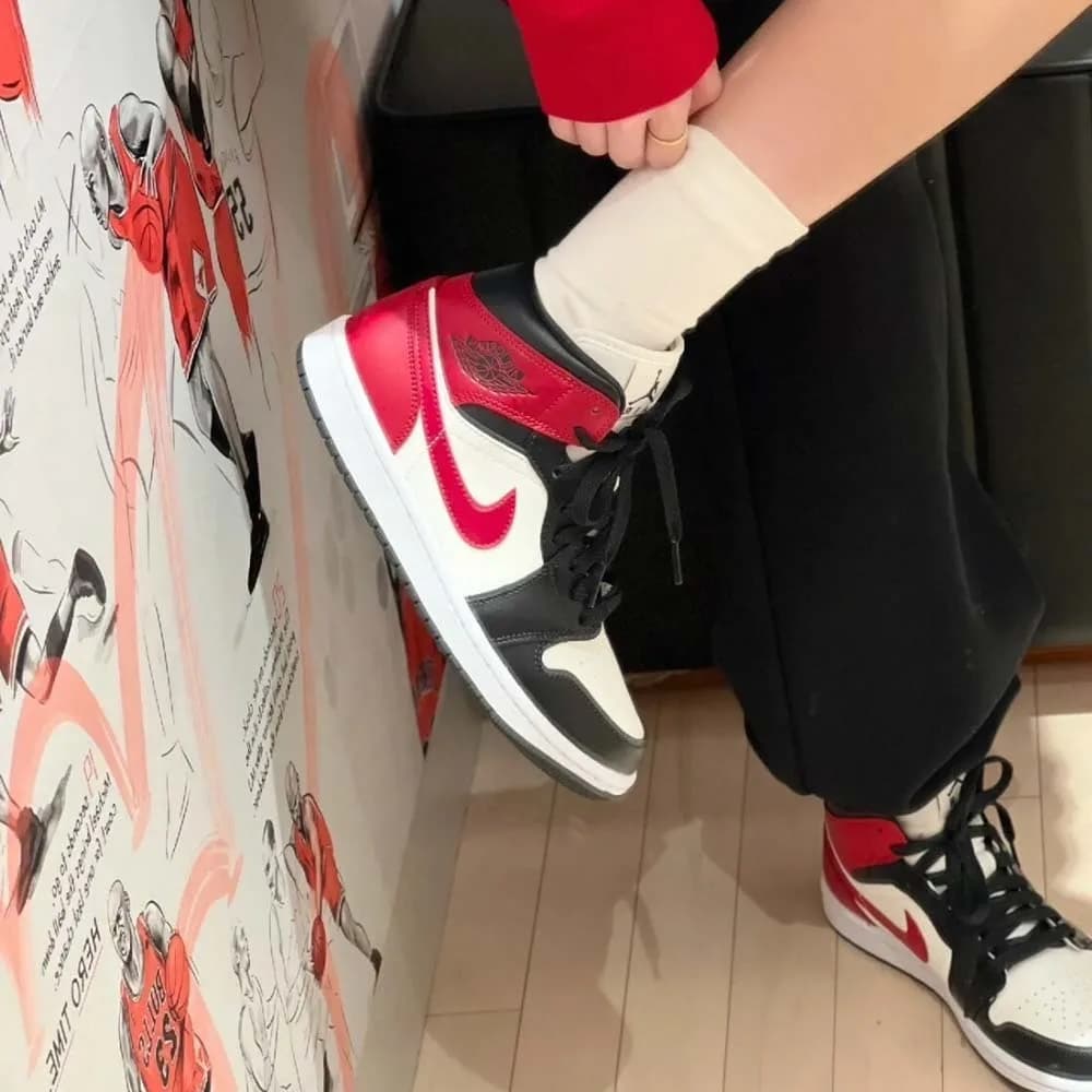 کتونی Nike مدل Air Jordan 1 Mid – BQ6472-160 — تصویر ۸