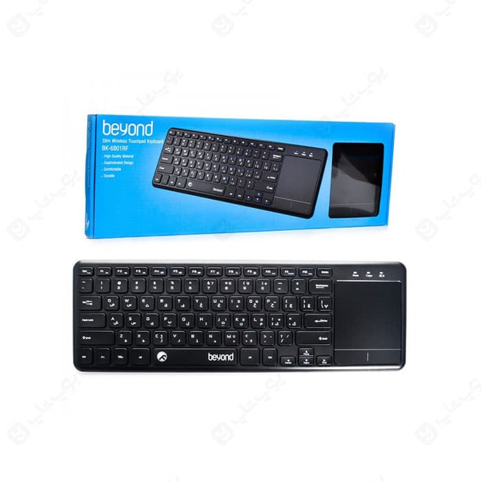 کیبورد تاچ پد دار بی سیم بیاند مدل BK-6801RF — تصویر ۵