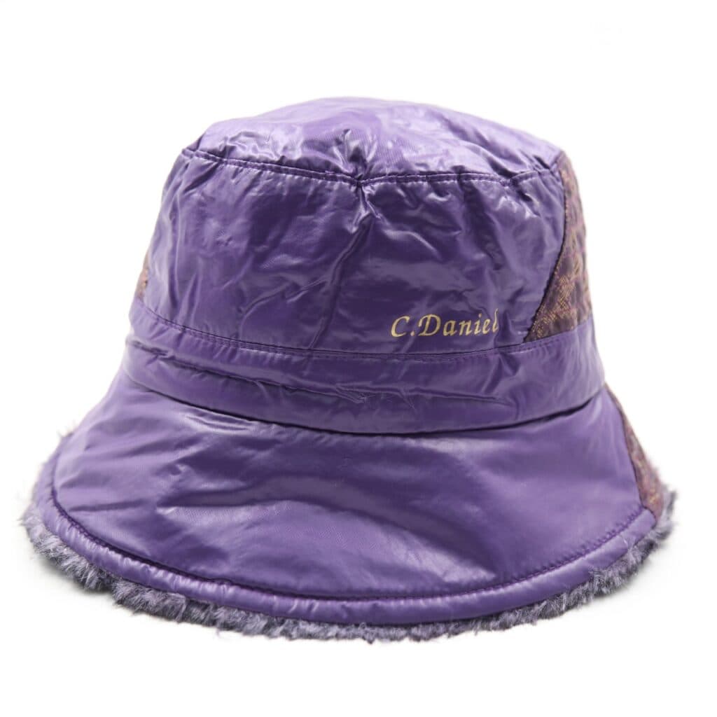 کلاه لبه دار شکاری دیسکو باکت دور لبه پولیشی تکه دوزی C.Daniel بنفش کد 2815449