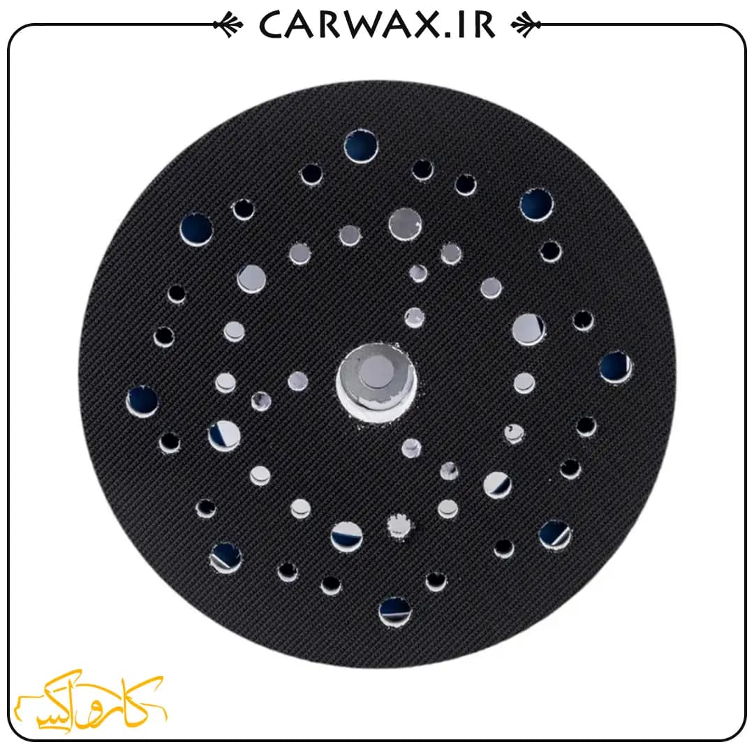 صفحه نگهدارنده سایز 150 میلی متر دستگاه اوربیتال 21 روپس Rupes Backing Pad 150mm Velcro Pad Multihole Slim M8 For LHR21 — تصویر ۳