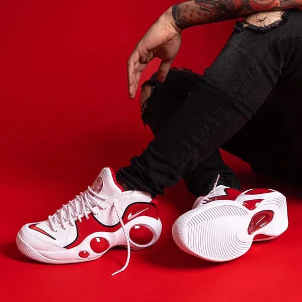 کفش بسکتبال Nike مدل Air Zoom Flight 95 – DX1165-100 — تصویر ۸