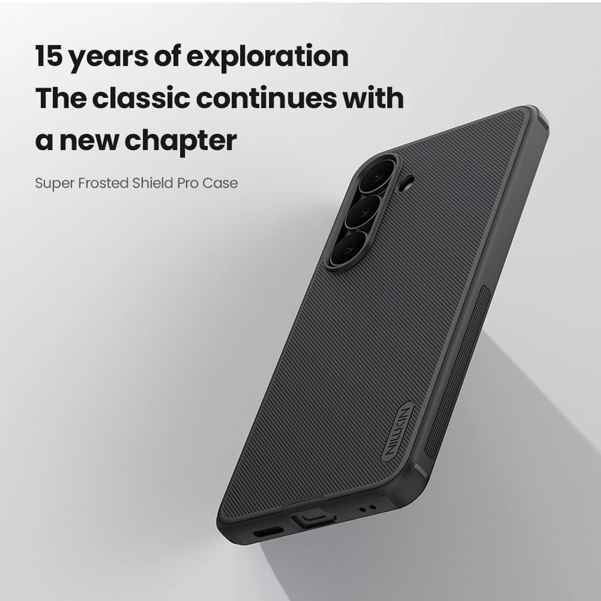 قاب ضدضربه Samsung Galaxy S25 FE مارک نیلکین مدل Super Frosted Shield Pro — تصویر ۳
