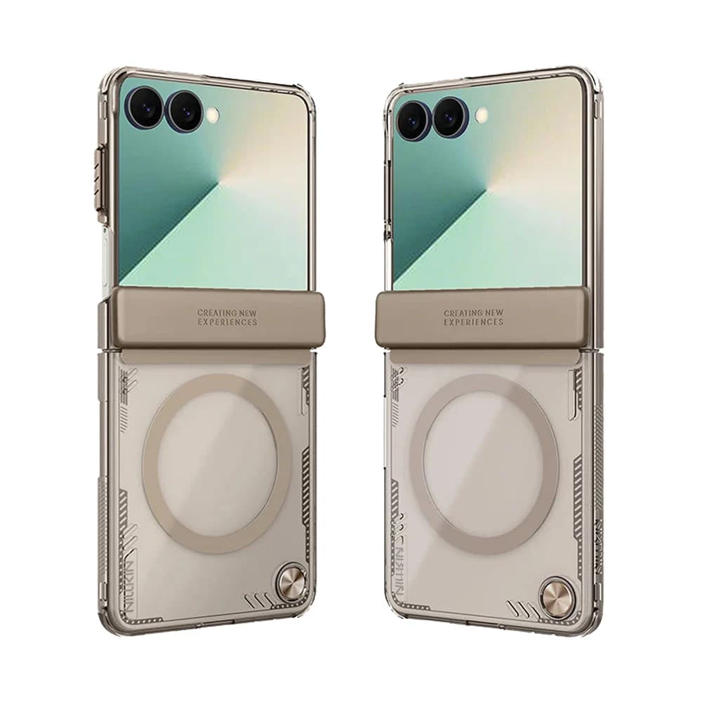 قاب کریستالی مگ سیف Samsung Galaxy Z Flip 7 مارک نیلکین مدل Iceblade Magnetic — تصویر ۶