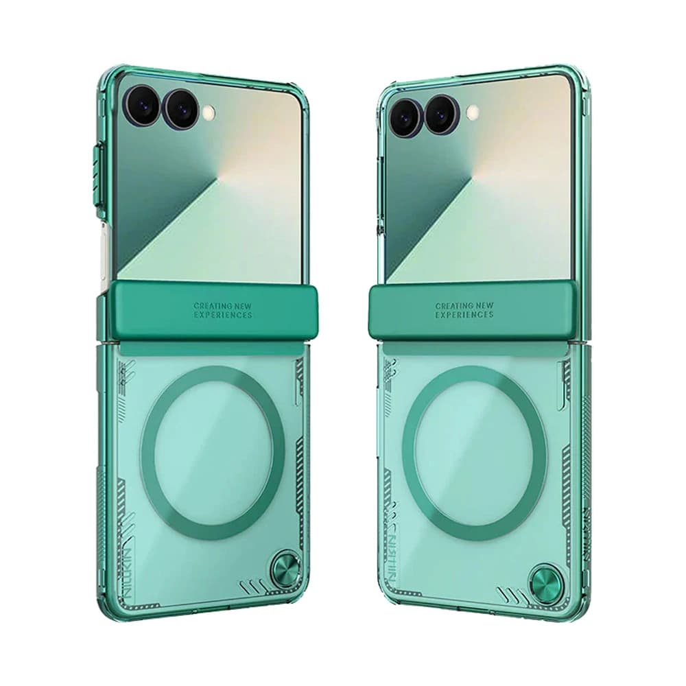 قاب کریستالی مگ سیف Samsung Galaxy Z Flip 7 مارک نیلکین مدل Iceblade Magnetic — تصویر ۵