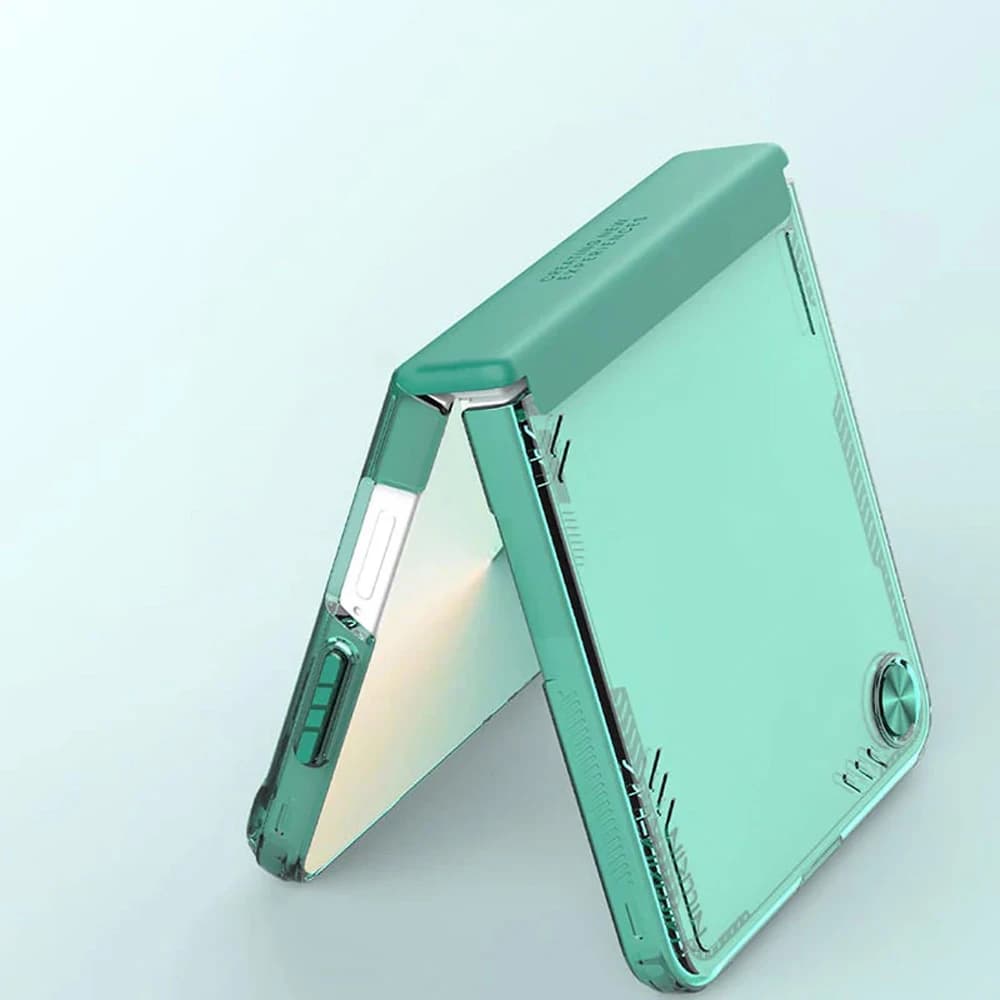 قاب کریستالی Samsung Galaxy Z Flip 7 مارک نیلکین مدل Iceblade — تصویر ۵