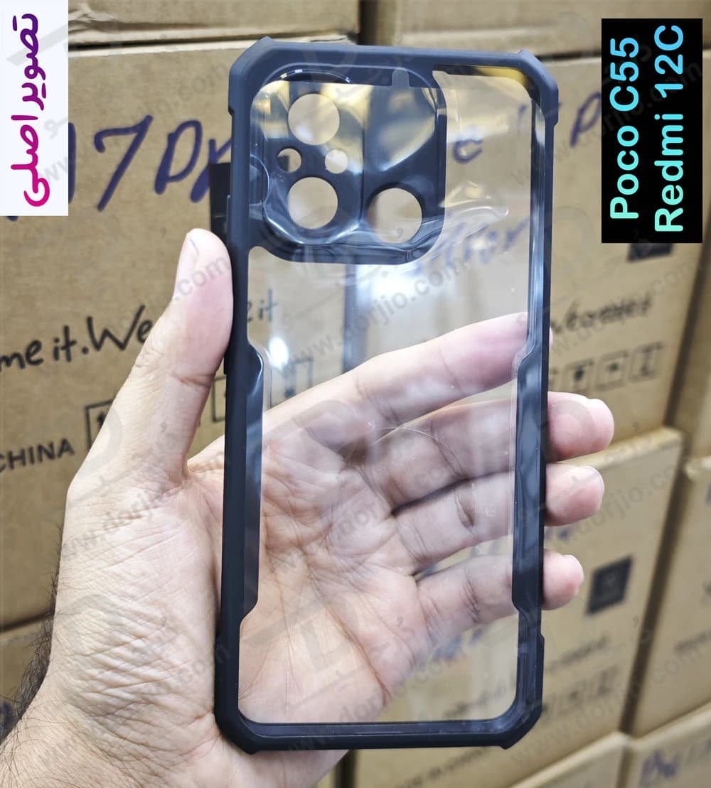 کریستال شیلد شفاف Xiaomi Redmi 12C مارک XUNDD سری Beatle — تصویر ۶