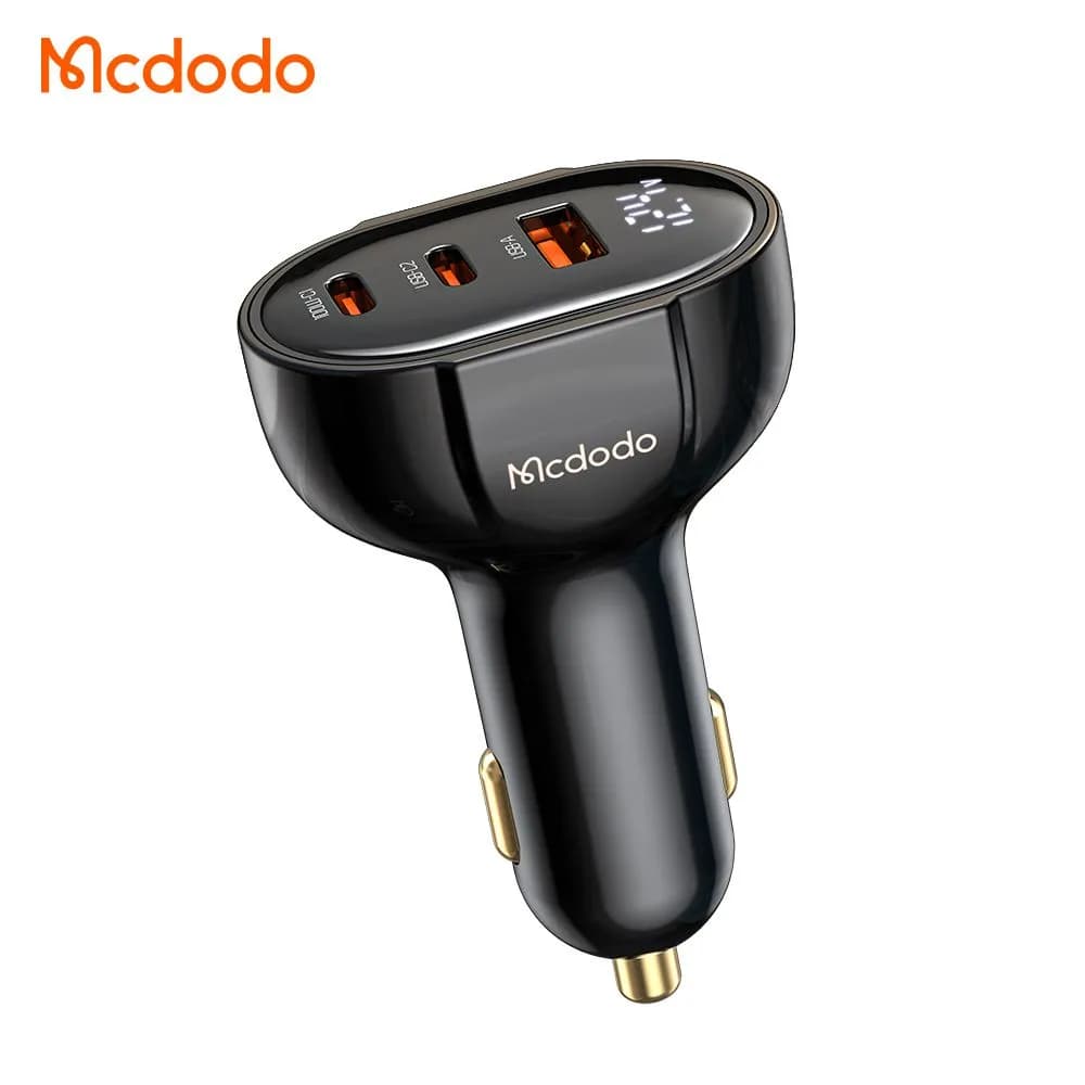 شارژر فندکی 3 پورت مک دودو Mcdodo CC-4450 توان 128 وات