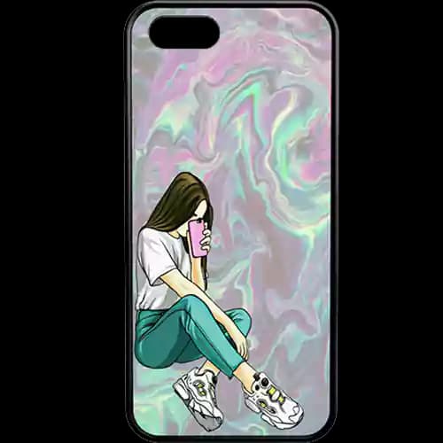 قاب طرح دار مناسب برای اپل iPhone 5 / 5s