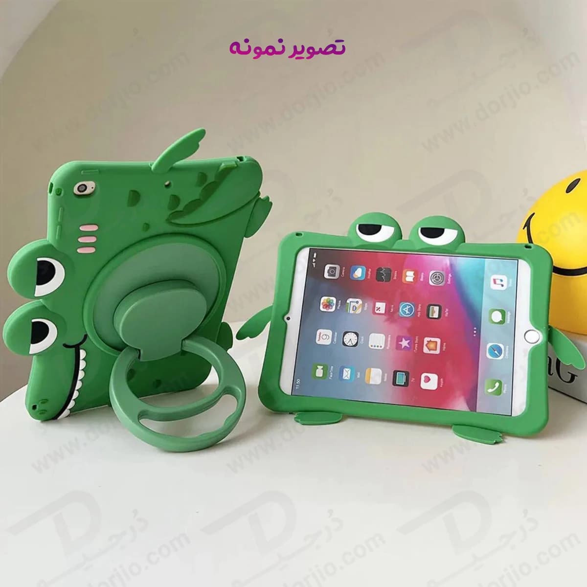 قاب سیلیکونی فانتزی تبلت Samsung A8 2019 ( T295 ) | طرح کروکودیل — تصویر ۷
