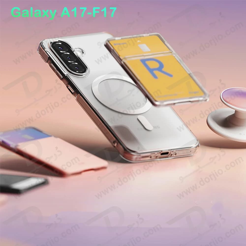 قاب کریستالی شفاف مگنتی Samsung Galaxy F17 — تصویر ۶