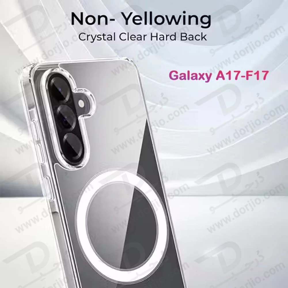 قاب کریستالی شفاف مگنتی Samsung Galaxy F17 — تصویر ۴