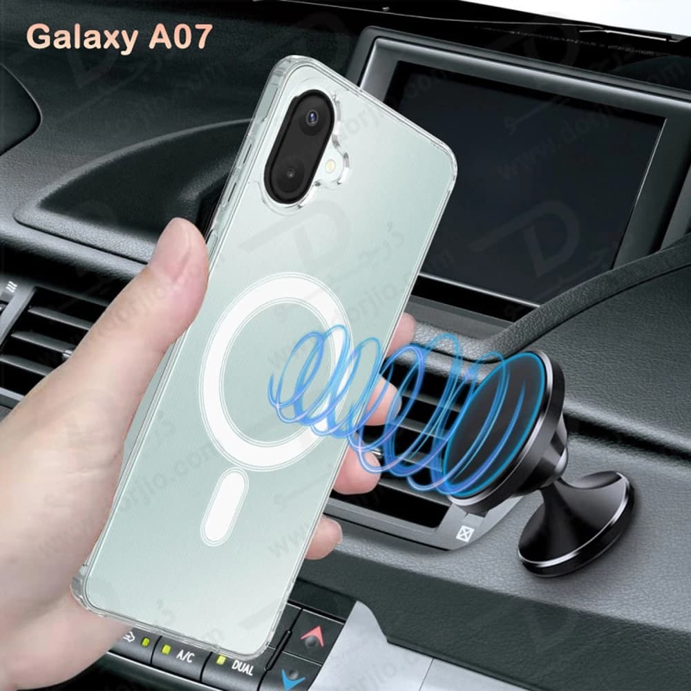 قاب کریستالی شفاف مگنتی Samsung Galaxy A07 — تصویر ۳