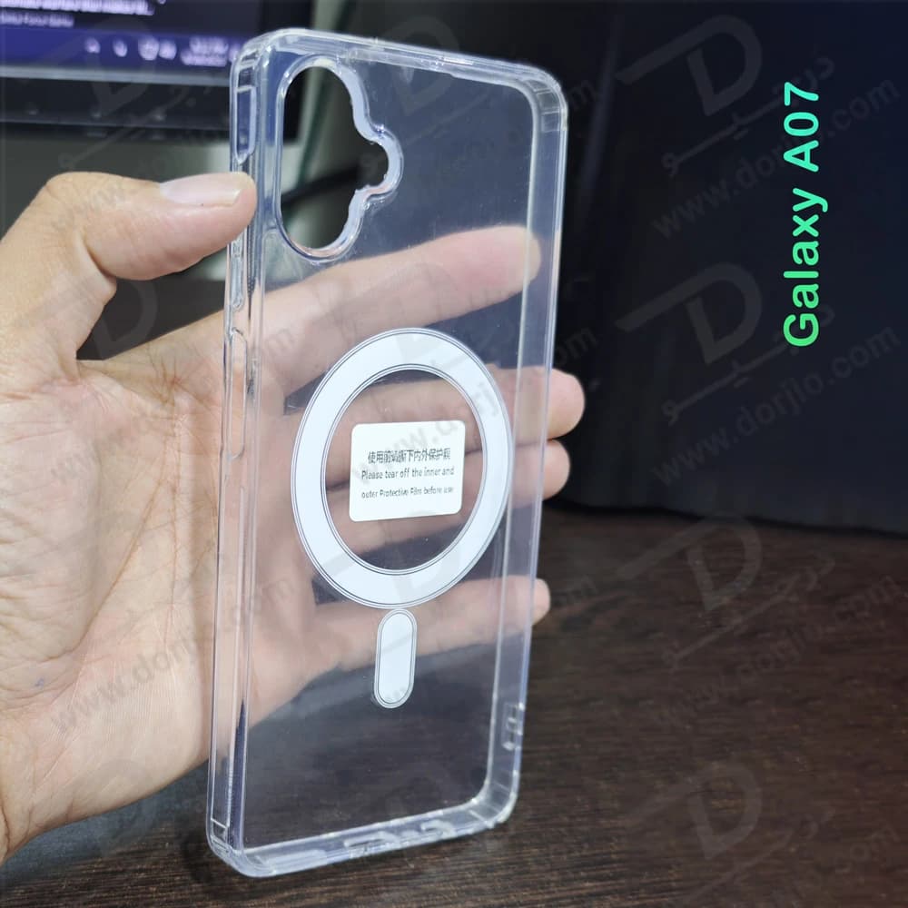 قاب کریستالی شفاف مگنتی Samsung Galaxy A07 — تصویر ۶