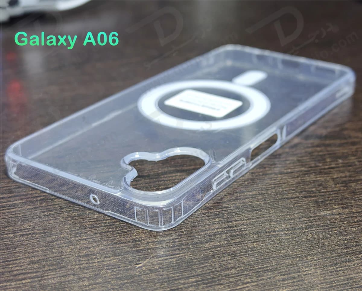 قاب کریستالی شفاف مگنتی Samsung Galaxy A06 — تصویر ۴
