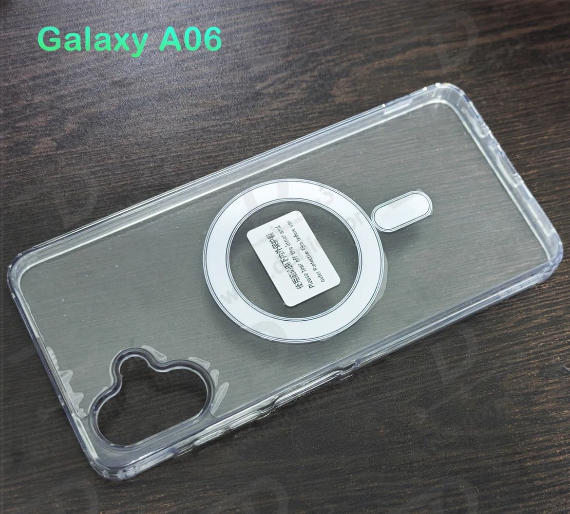قاب کریستالی شفاف مگنتی Samsung Galaxy A06 — تصویر ۳
