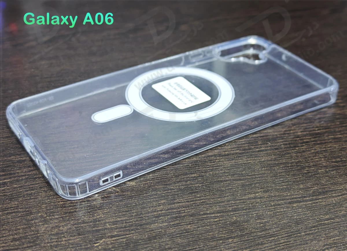 قاب کریستالی شفاف مگنتی Samsung Galaxy A06 — تصویر ۲