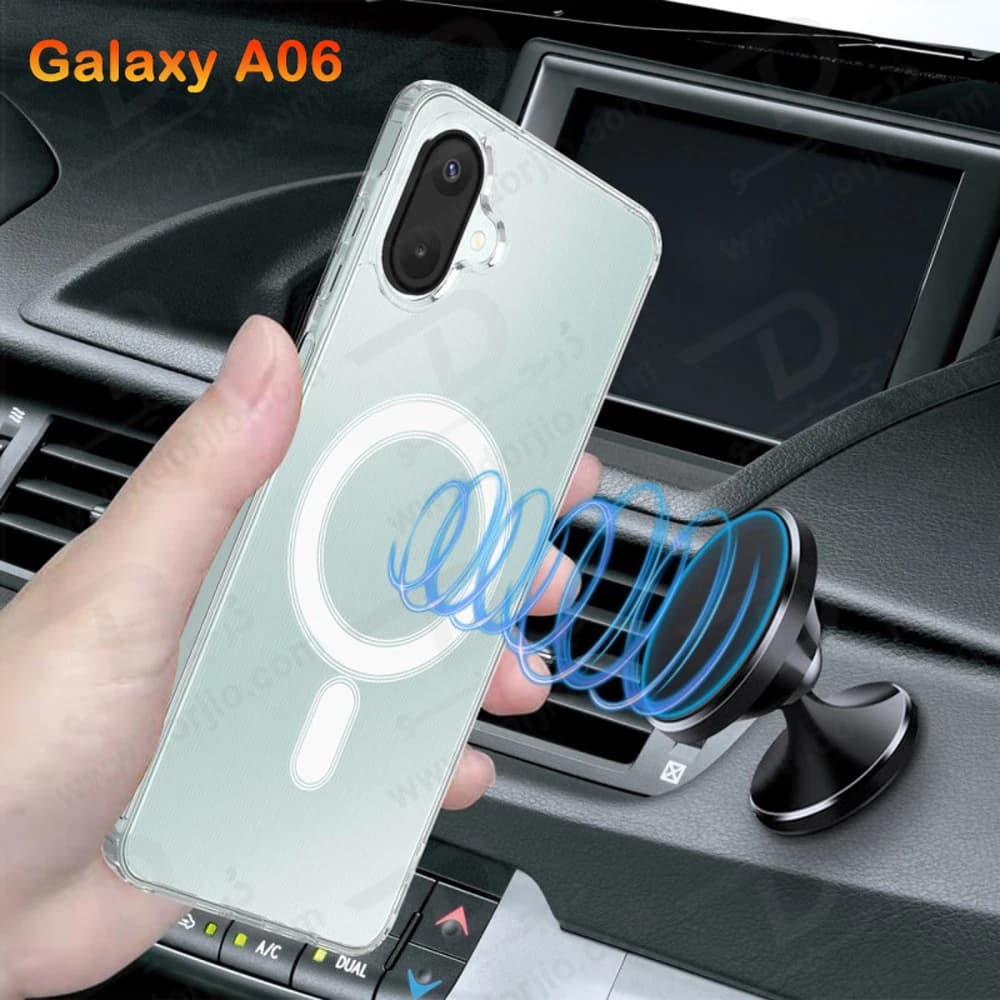 قاب کریستالی شفاف مگنتی Samsung Galaxy A06 — تصویر ۶