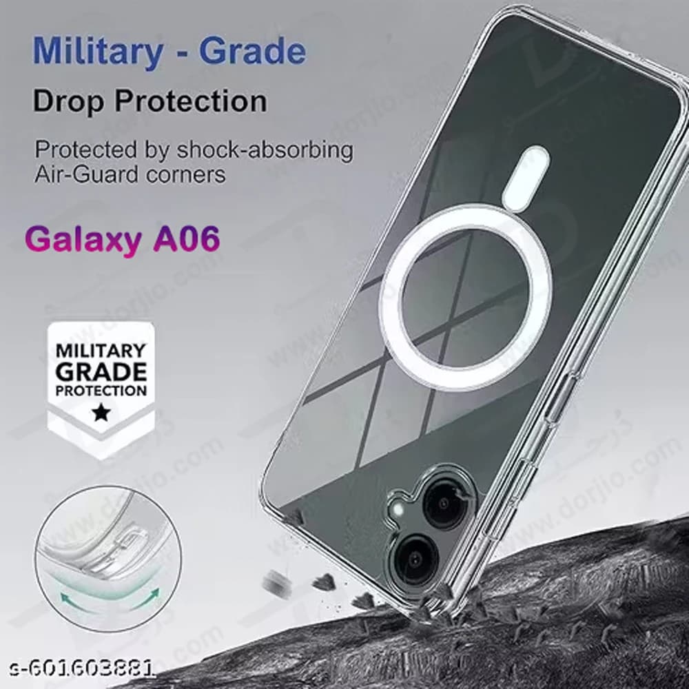 قاب کریستالی شفاف مگنتی Samsung Galaxy A06 — تصویر ۸