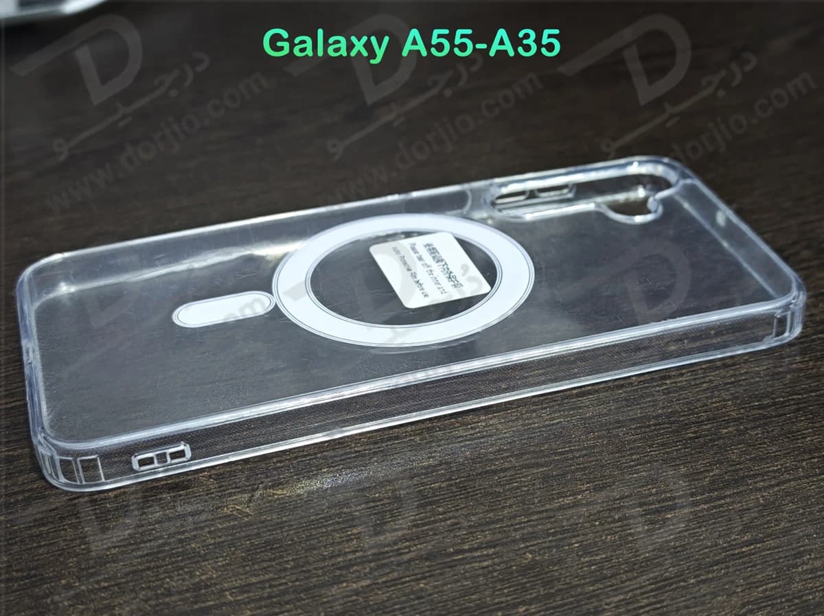 قاب کریستالی شفاف مگنتی Samsung Galaxy A55 — تصویر ۳