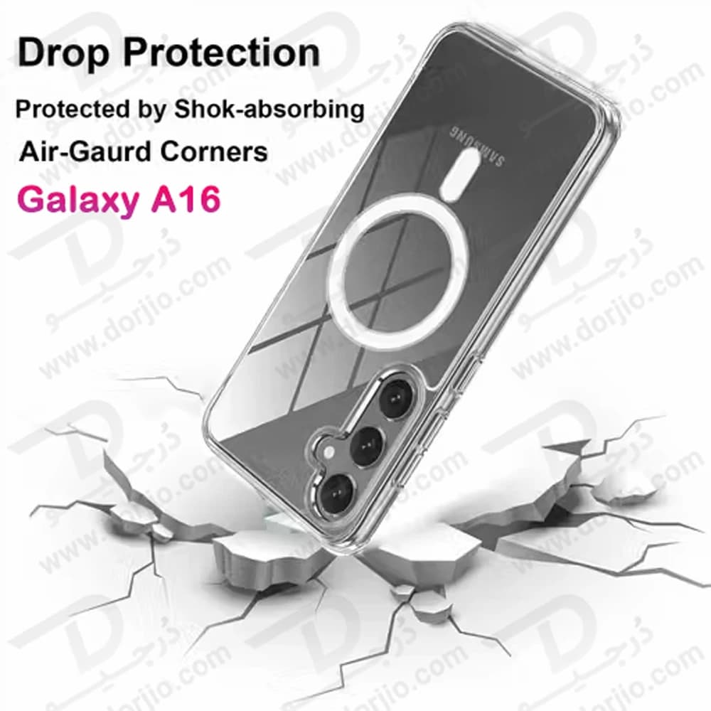 قاب کریستالی شفاف مگنتی Samsung Galaxy A16 — تصویر ۶
