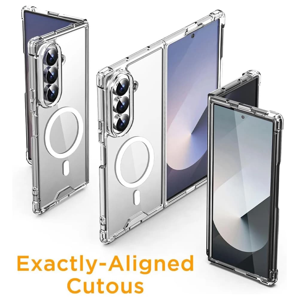 قاب کریستالی شفاف مگنتی Samsung Galaxy Z Fold 7 — تصویر ۵