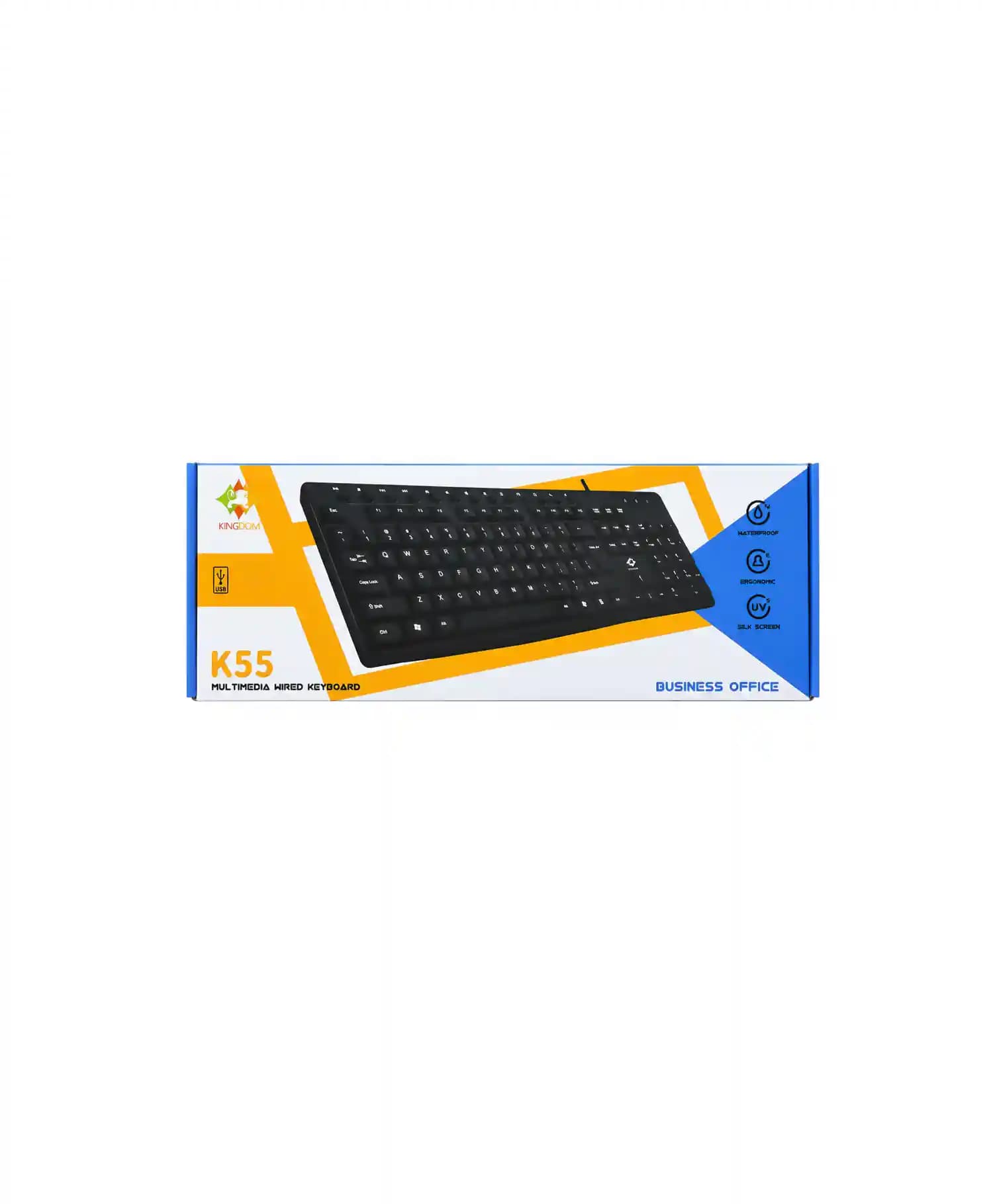 صفحه کلید باسیم کینگ دام مدل K55 — تصویر ۳