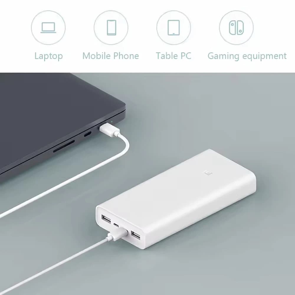 پاور بانک 20000 میلی‌آمپر 18 وات برند Xiaomi مدل PLM18ZM — تصویر ۴