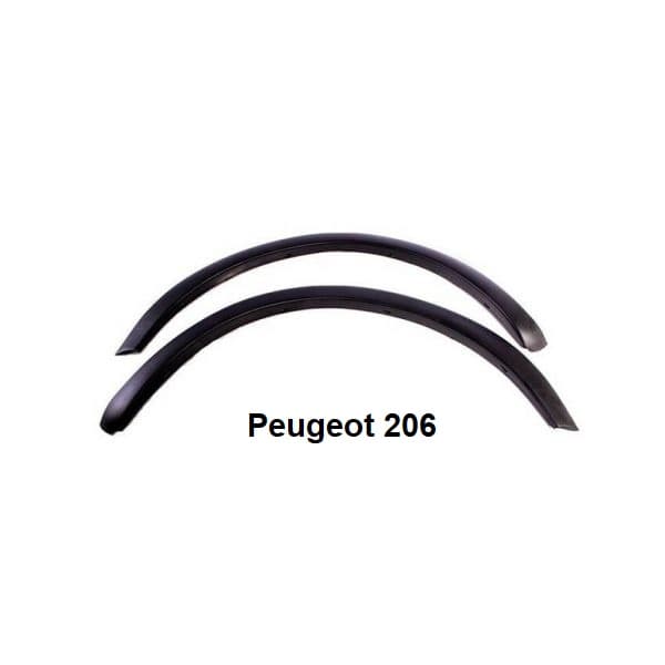 زه گلگیر پژو 206 هاچبک (بسته 4 عددی) Peugeot 206