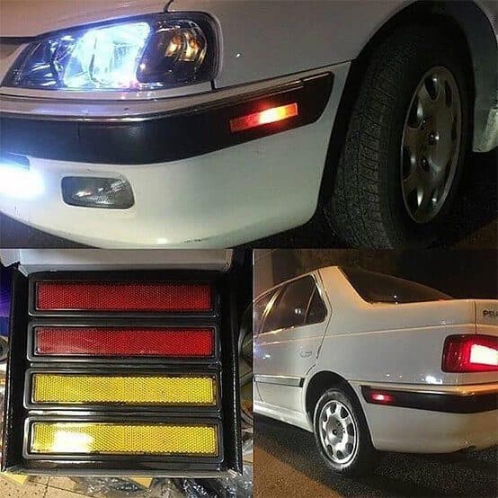راهنما اسپرت کادیلاکی داخل سپر (بسته 4 عددی) — تصویر ۸