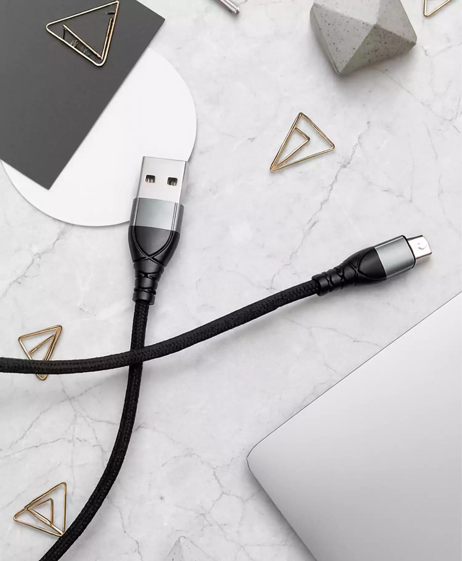 کابل تبدیل USB به micro-B پی زد ایکس S-18 — تصویر ۲