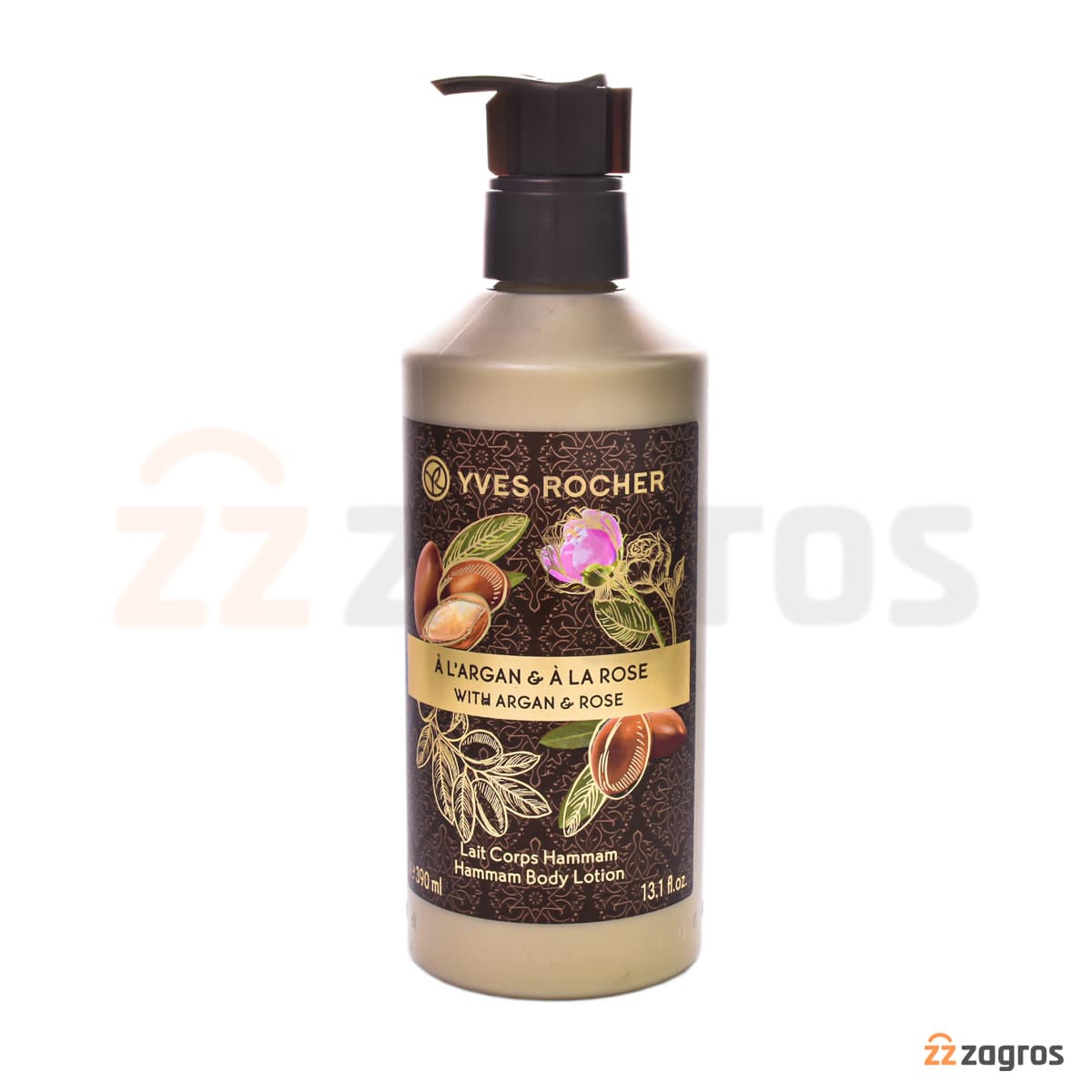 لوسیون خوشبوکننده بدن ایوروشه حاوی عصاره آرگان و رز 390 میل
