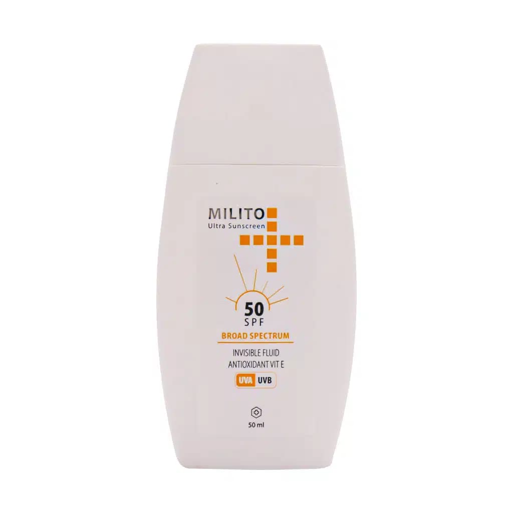 فلوئید ضد آفتاب spf50 میلیتو 50 میلی لیتر