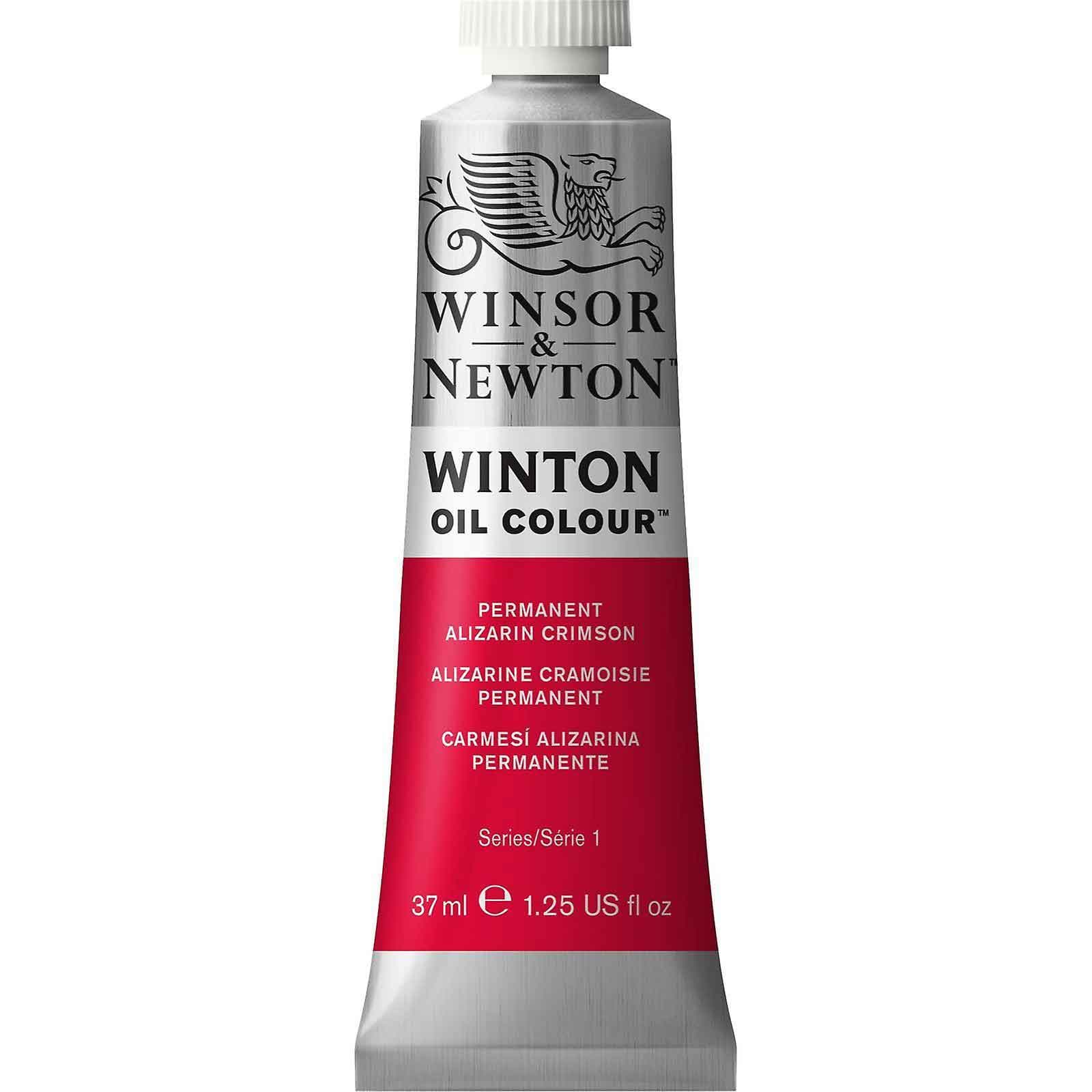 رنگ روغن وینزور اند نیوتون مدل Permanent Alizarin crimson کد 468